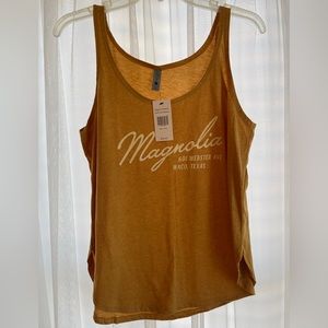 NWT Magnolia mustard tank, medium